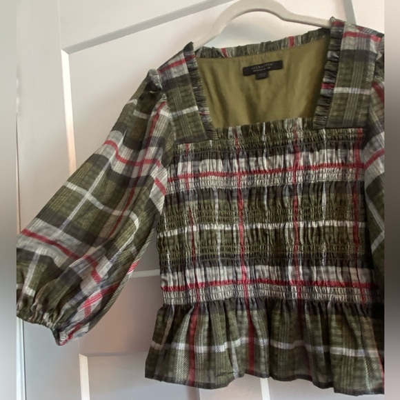 Allsaints checkered top NWOT - Picture 3 of 6